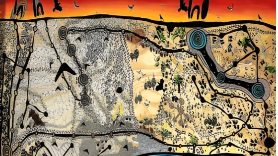 Painting by Tina Carmody-Elliott